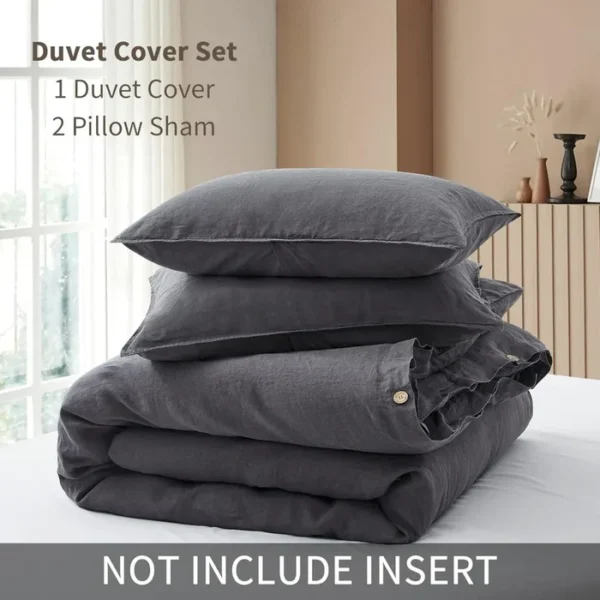 linen duvet cover set