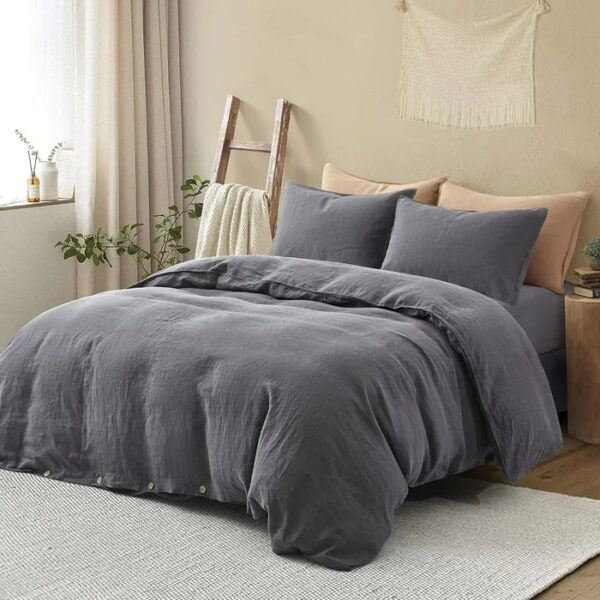 linen duvet cover set