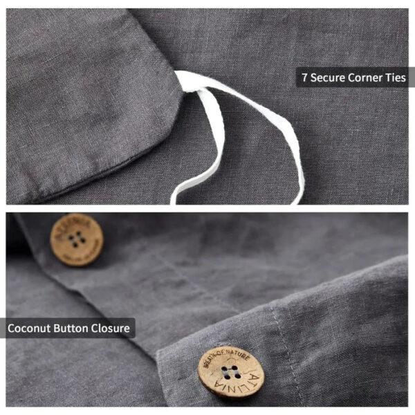 linen duvet cover set
