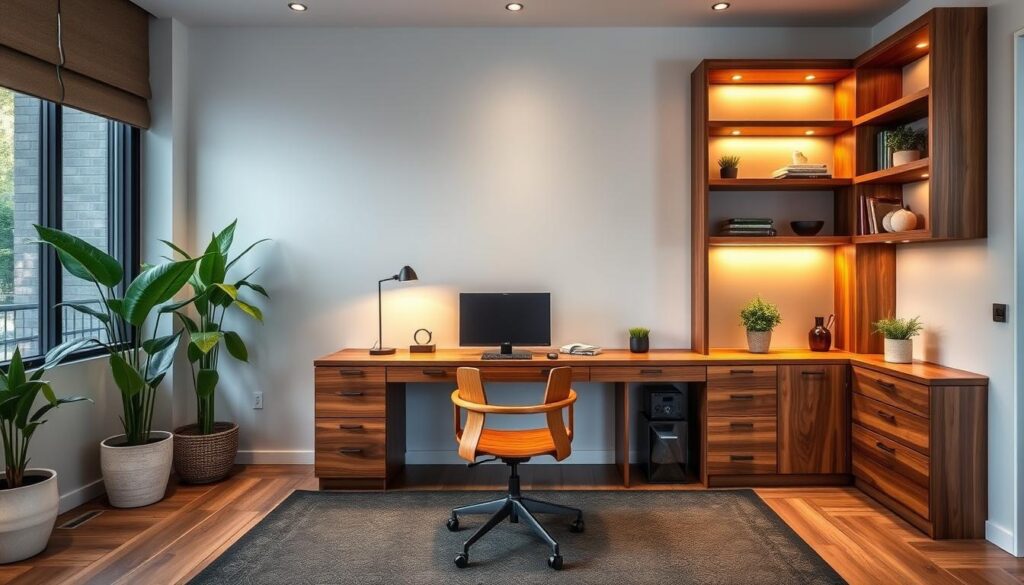 custom wood furniture for home office